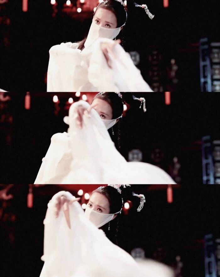 Trong dàn mỹ nhân cổ trang không thể thiếu được Lý Nhất Đồng trong Mị Giả Vô Cương. 'Gà cưng' Vu Chính gây mê với khoảnh khắc thanh khiết dù vào vai sát thủ. Đây chắc chắn là 'sát thủ đẹp nhất' khi dùng khăn che mặt.