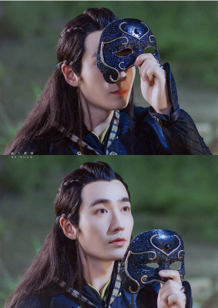 Chu Nhất Long khiến khán giả bị hút hồn bởi nhan sắc góc cạnh cùng đôi mắt đầy ma lực khi tháo mặt nạ.