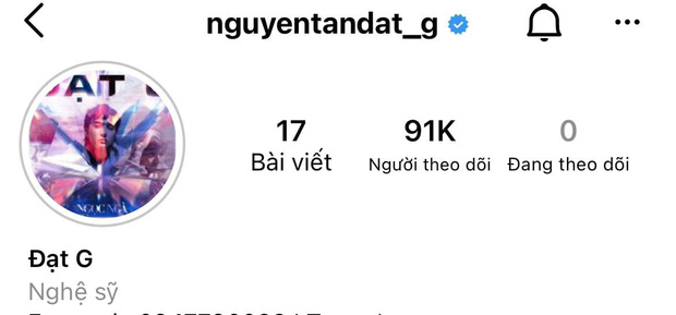 Đạt G và Cindy Lư bỏ theo dõi nhau trên MXH, nghi vấn chia tay sau 4 tháng hẹn hò - Ảnh 1 Đạt G và Cindy Lư bỏ theo dõi nhau trên MXH, nghi vấn chia tay sau 4 tháng hẹn hò - Ảnh 1