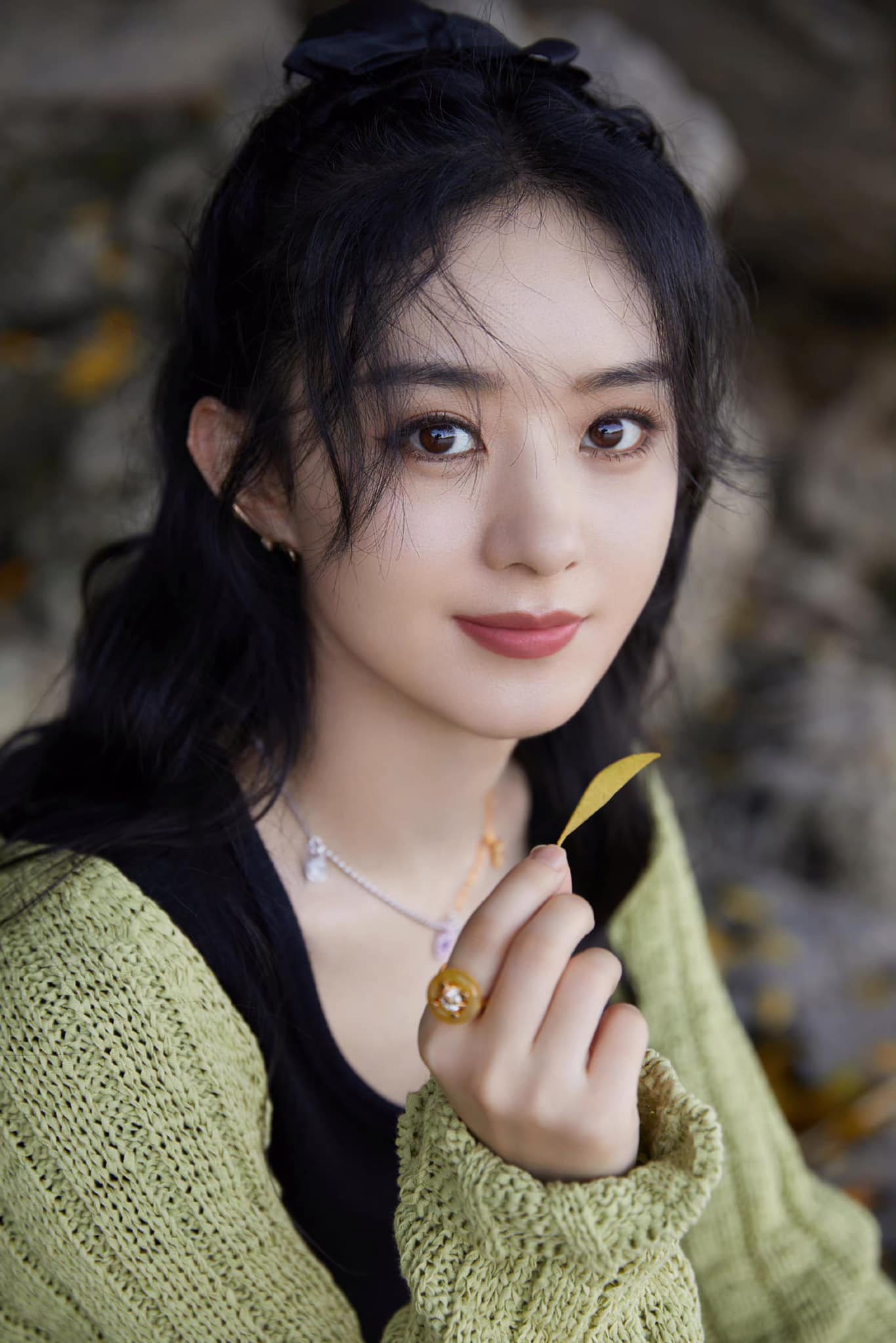 Triệu Lệ Dĩnh sinh năm 1987 nhưng vẫn như thiếu nữ tuổi đôi mươi. Sở hữu gương mặt đáng yêu cùng đôi mắt to tròn, ai nghĩ rằng đây chính là bà mẹ bỉm sữa.