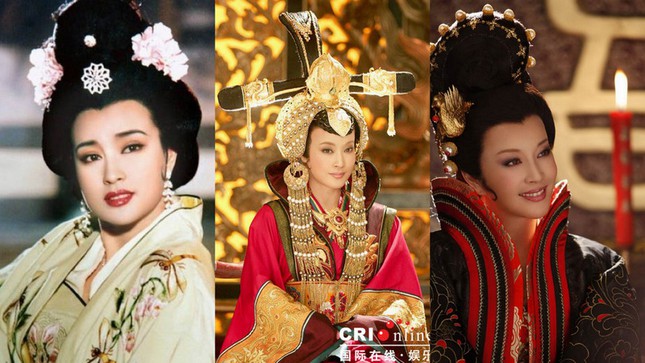 'Quốc bảo' Lưu Hiểu Khánh chắc chắn không thể thiếu trong dàn mỹ nhân vào vai nữ vương trên màn ảnh. Với phong thái uy nghiêm cùng gương mặt sắc sảo, Lưu Hiểu Khánh được vào vai Võ Tắc Thiên nhiều lần nhất trong lịch sử điện ảnh Hoa ngữ.