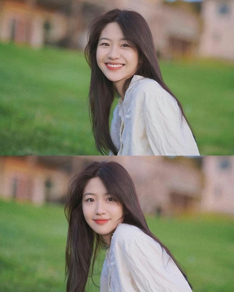 Hướng Hàm Chi cũng là một tân binh có tiềm năng của màn ảnh Hoa ngữ với nhan sắcngọt ngào, thanh khiết cùng đôi má no đủ.