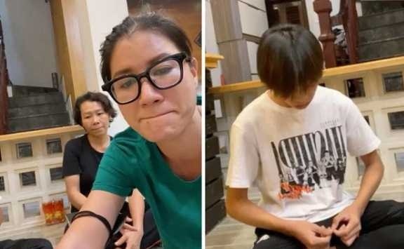 Trang Trần đến tận nhà cố nghệ sĩ Phi Nhung 'vấn tội' Hồ Văn Cường. Trang Trần đến tận nhà cố nghệ sĩ Phi Nhung 'vấn tội' Hồ Văn Cường.