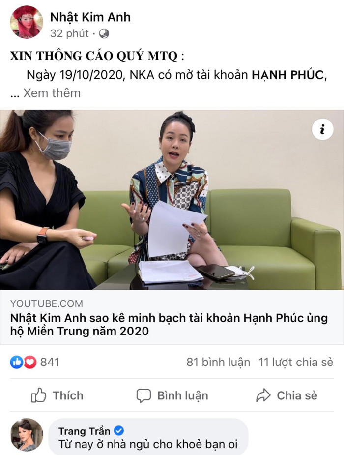 Gắt cả thế giới nhưng Trang Trần lại dịu dàng với người này 3 Gắt cả thế giới nhưng Trang Trần lại dịu dàng với người này 3