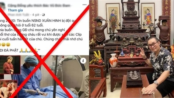 Xuân Hinh, Hoài Linh và loạt sao Việt bị đồn qua đời khi còn đang sống 1