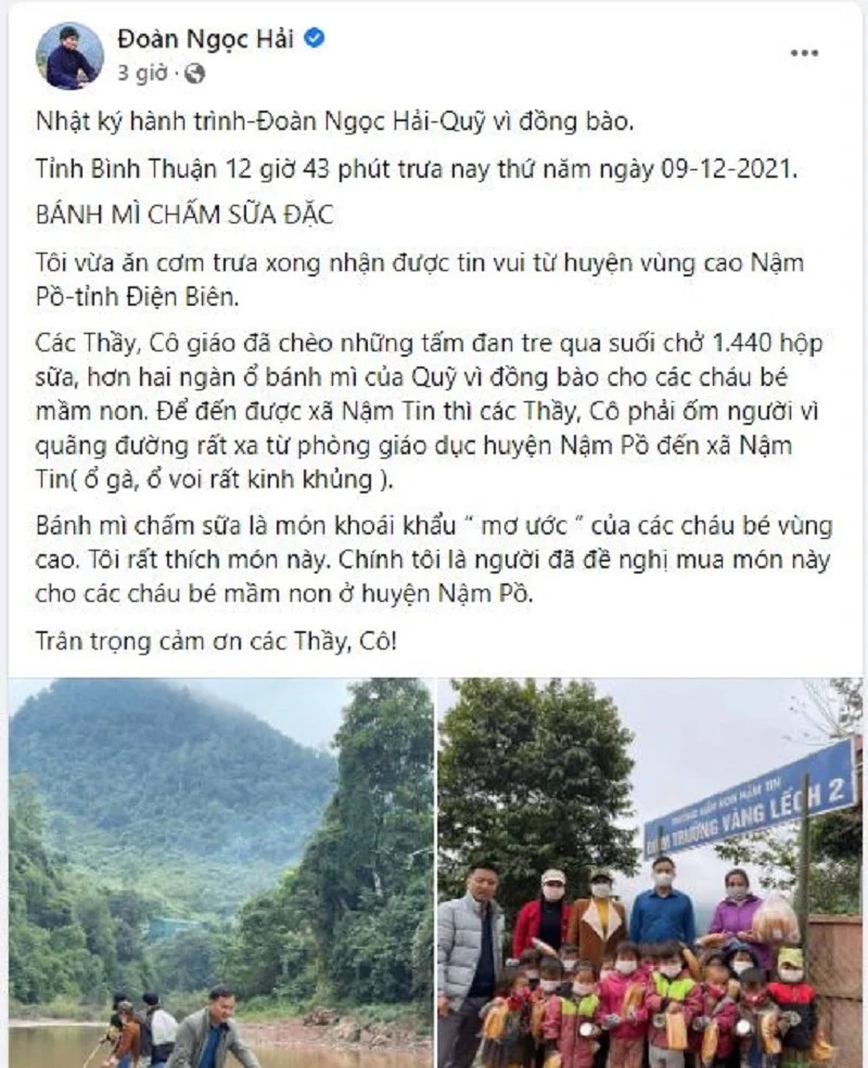 Tin nóng trong ngày 9/12: Ông Đoàn Ngọc Hải báo tin vui; 1 sao Việt đứng ra 'vạch trần' bản chất vụ từ thiện 1 Tin nóng trong ngày 9/12: Ông Đoàn Ngọc Hải báo tin vui; 1 sao Việt đứng ra 'vạch trần' bản chất vụ từ thiện 1