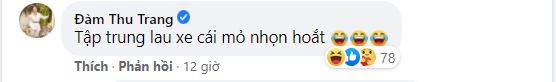 Đàm Thu Trang bình luận 'bóc phốt' con gái. Ảnh chụp màn hình Đàm Thu Trang bình luận 'bóc phốt' con gái. Ảnh chụp màn hình