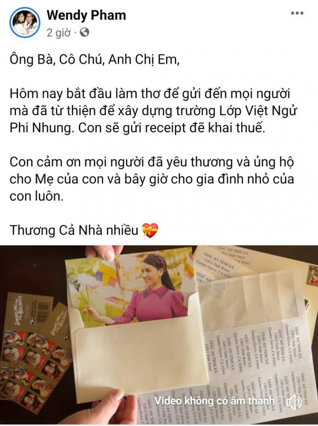 Bài đăng của con gái Phi Nhung thu hút sự chú ý của dân mạng. Ảnh chụp màn hình Bài đăng của con gái Phi Nhung thu hút sự chú ý của dân mạng. Ảnh chụp màn hình
