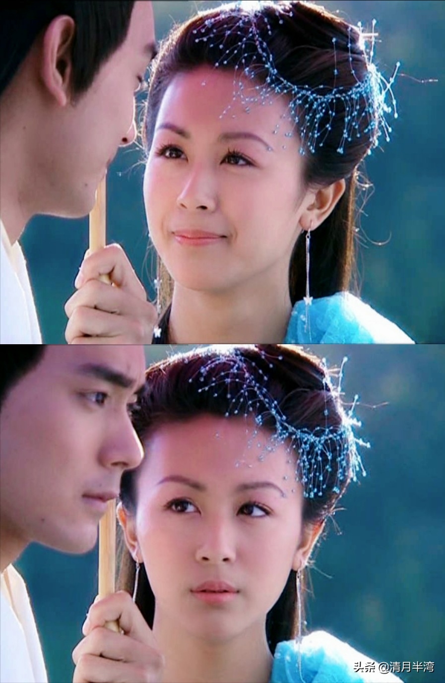 Đường Ninh trong Tân Liêu Trai Chí Dị cũng tạo hình đơn giản nhưng lại khiến cô nàng xinh đẹp, đáng yêu.