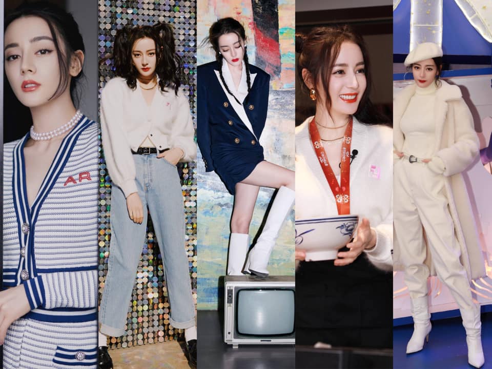 Nhan sắc của Địch Lệ Nhiệt Ba khi 'cưa sừng làm nghé' khiến người hâm mộ mê xỉu.