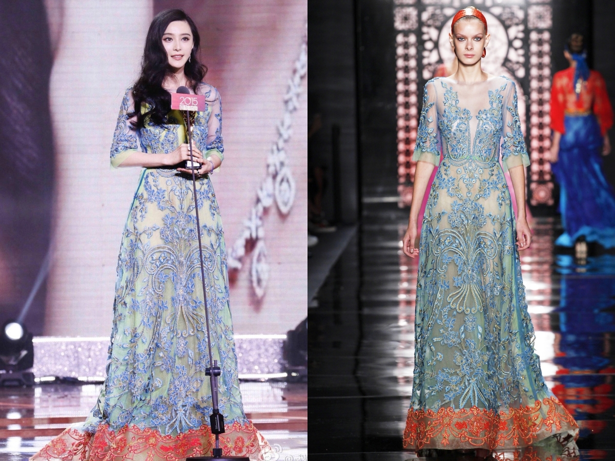 9 mỹ nhân Cbiz đọ sắc váy Reem Acra: Nhiệt Ba như công chúa đến Dương Mịch muối mặt muốn 'đội quần' 1