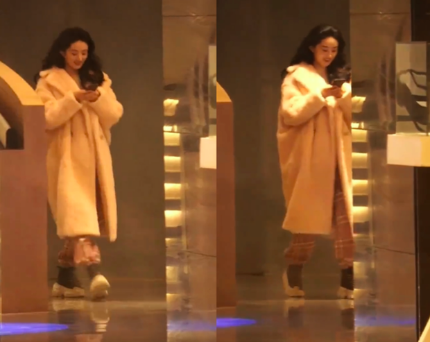 Hình ảnh mới nhất bị chụp lén của Triệu Lệ Dĩnh.