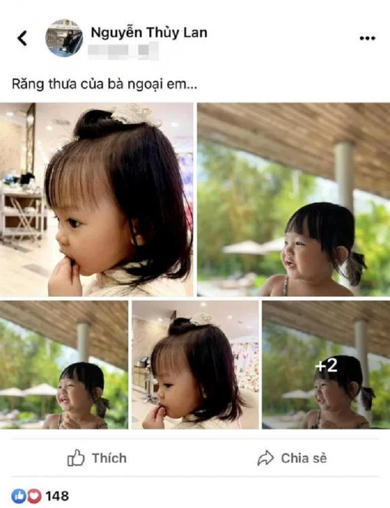 Mẹ ruột của Đàm Thu Trang chỉ ra điểm khác của cháu ngoại với Cường Đô la. Ảnh chụp màn hình Mẹ ruột của Đàm Thu Trang chỉ ra điểm khác của cháu ngoại với Cường Đô la. Ảnh chụp màn hình