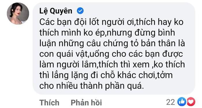 Giọng ca 'sầu tím thiệp hồng bức xúc đăng tải dưới phần bình luận. Ảnh chụp màn hình Giọng ca 'sầu tím thiệp hồng bức xúc đăng tải dưới phần bình luận. Ảnh chụp màn hình