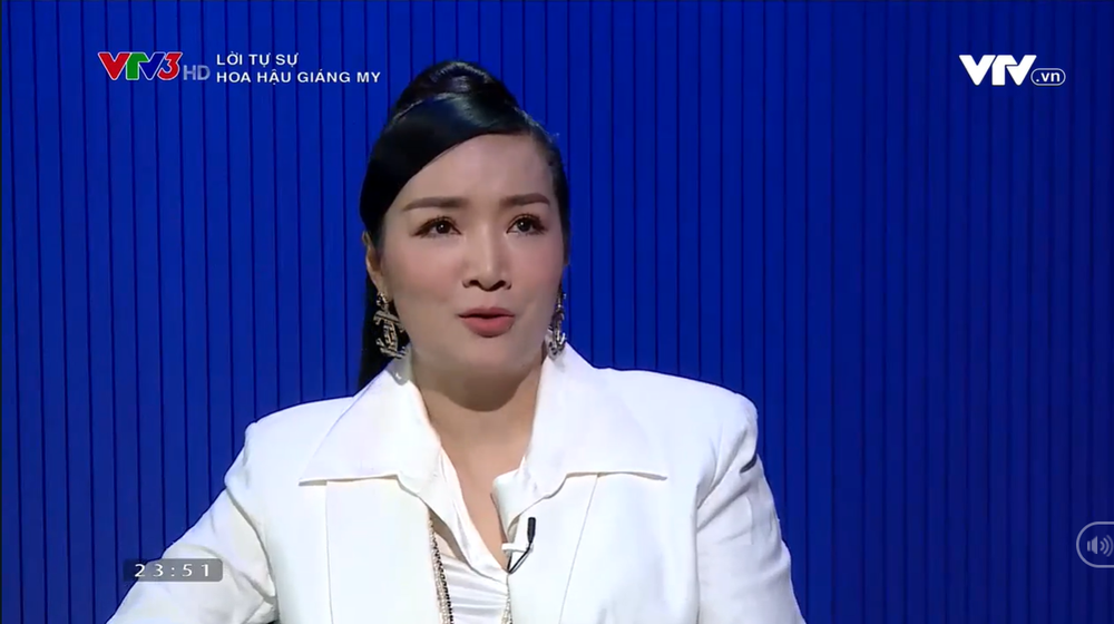 Giáng My tiết lộ về quá khứ trong chương trình truyền hình.