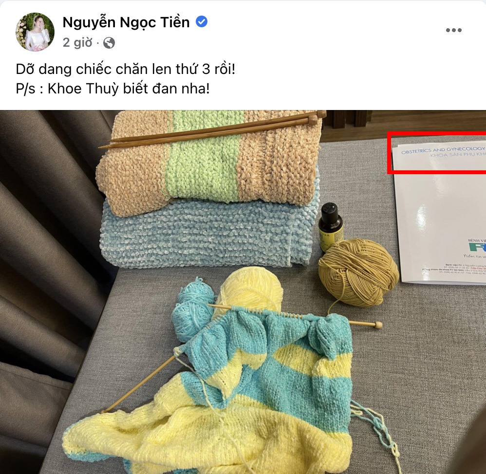 Động thái gần nhất trên trang cá nhân vợ Quý Bình. Ảnh chụp màn hình