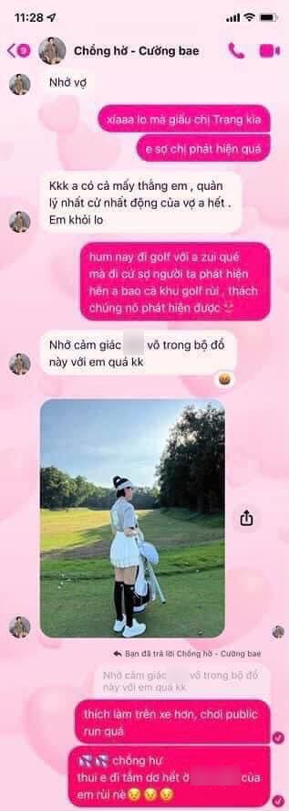 Xuất hiện đoạn tin nhắn được cho là photoshop nhằm hạ bệ Cường Đô la và Hiền Hồ. Ảnh FB Xuất hiện đoạn tin nhắn được cho là photoshop nhằm hạ bệ Cường Đô la và Hiền Hồ. Ảnh FB