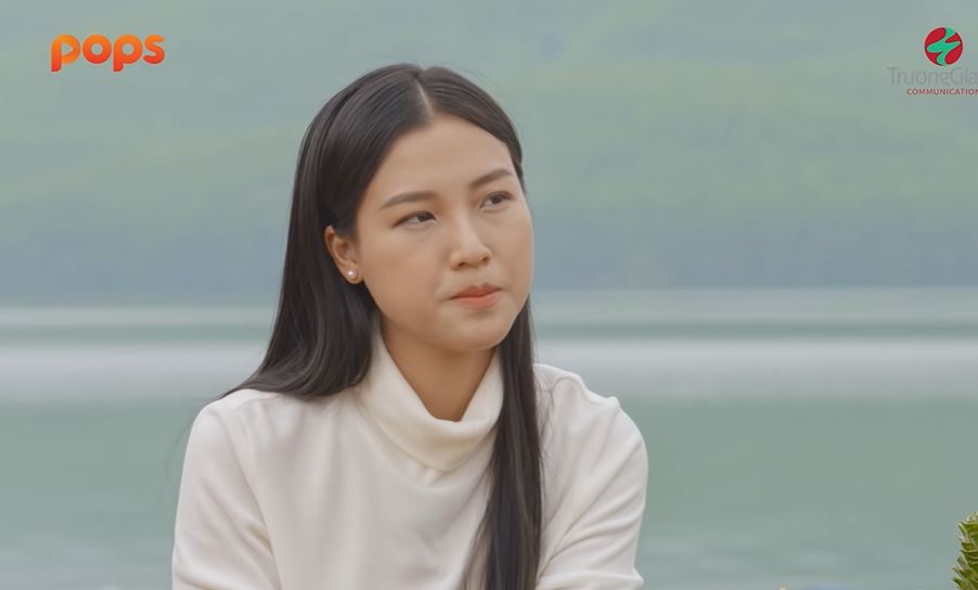 Hoàng Oanh còn từng bị chồng nghĩ có vấn đề về tâm lý. Ảnh cắt từ clip.