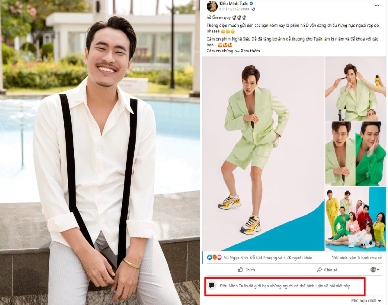 Thái độ 'cực căng' của Kiều Minh Tuấn khi Cát Phương 'phanh phui' chuyện chia tay