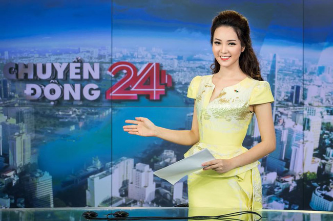 MC Thụy Vân là gương mặt quen thuộc trên chương trình Chuyển động 24h MC Thụy Vân là gương mặt quen thuộc trên chương trình Chuyển động 24h