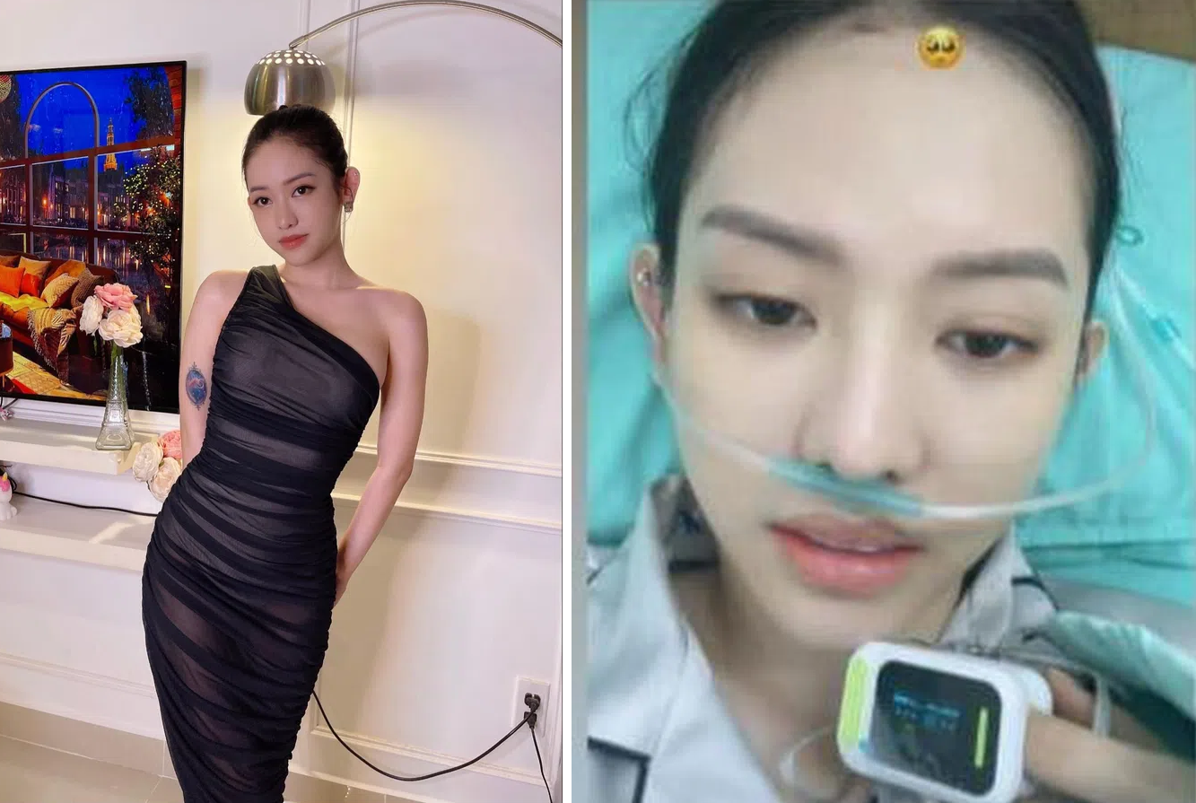 Thúy Vi lộ tình trạng sức khỏe bất ổn khiến nhiều người lo lắng. Ảnh FBNV