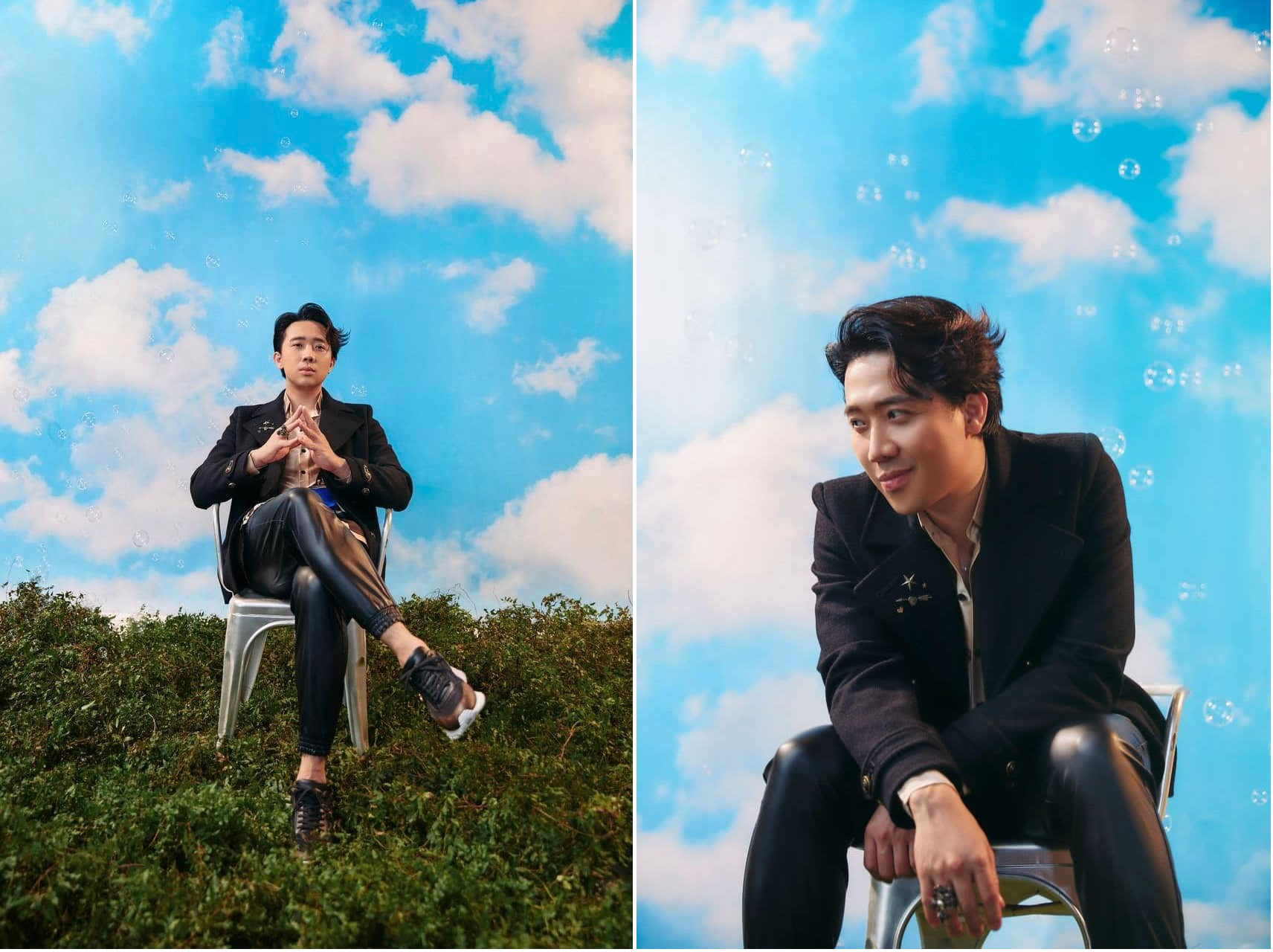 Nhiều netizen chê bức ảnh của Trấn Thành trông có vẻ 'giả trân'. Ảnh FBNV