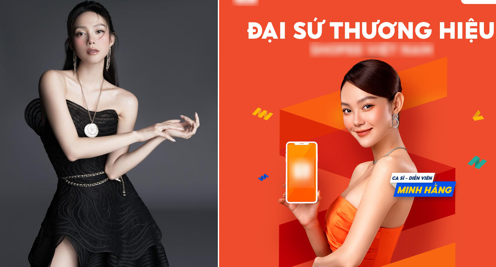 Minh Hằng làm đại sứ thương hiệu của một sàn thương mại điện tử.