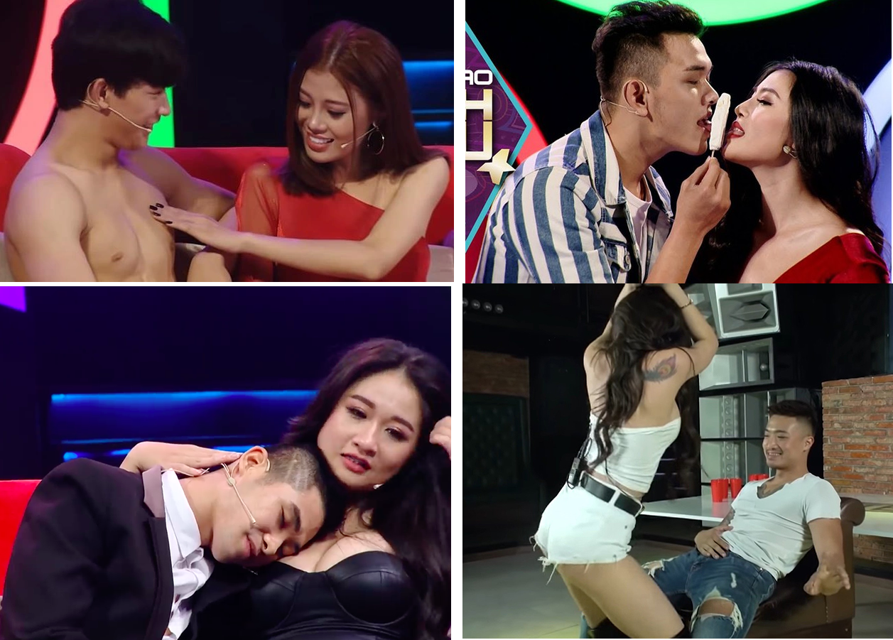 Nghệ sĩ lạm dụng nụ hôn và những chiêu trò câu khách lố trên gameshow Việt 7