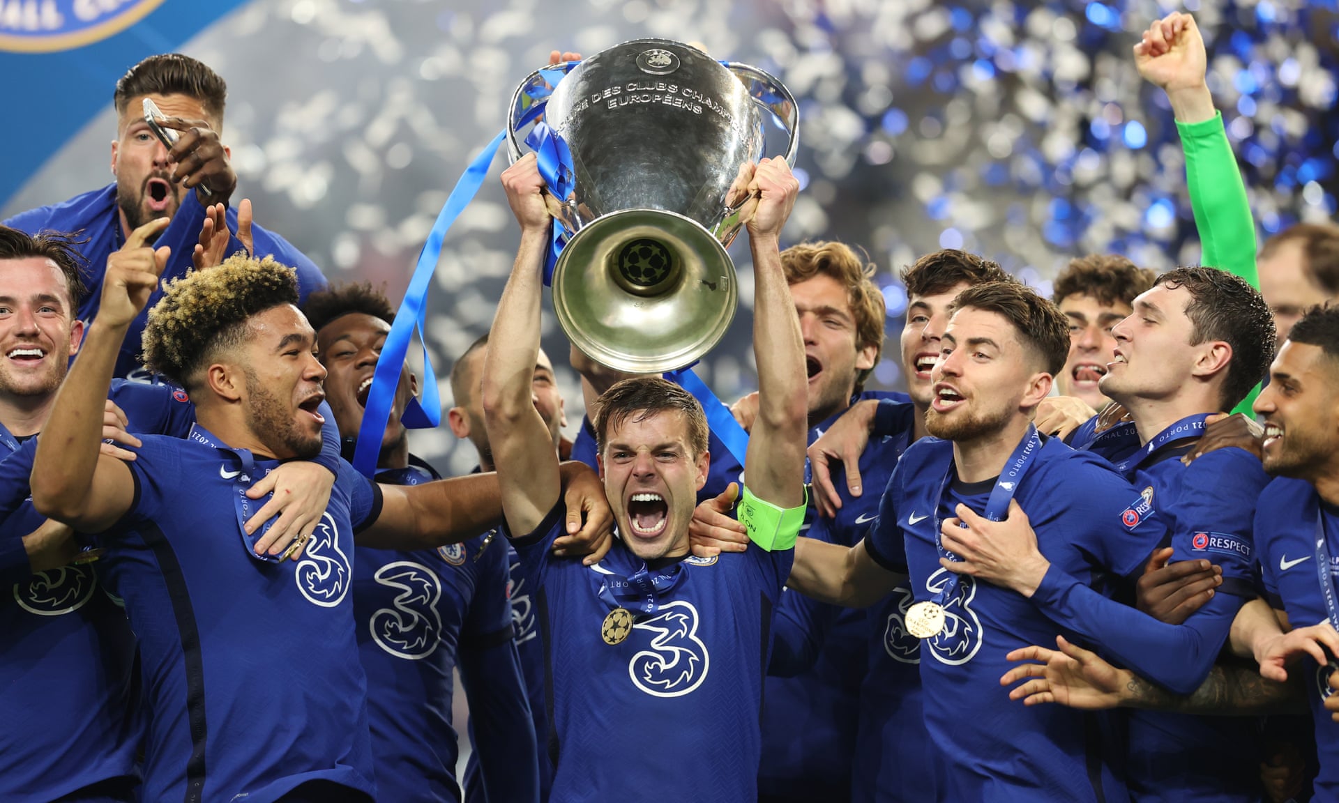 Chelsea đánh bại Man City và lên ngôi vô địch C1 (Ảnh: UEFA)
