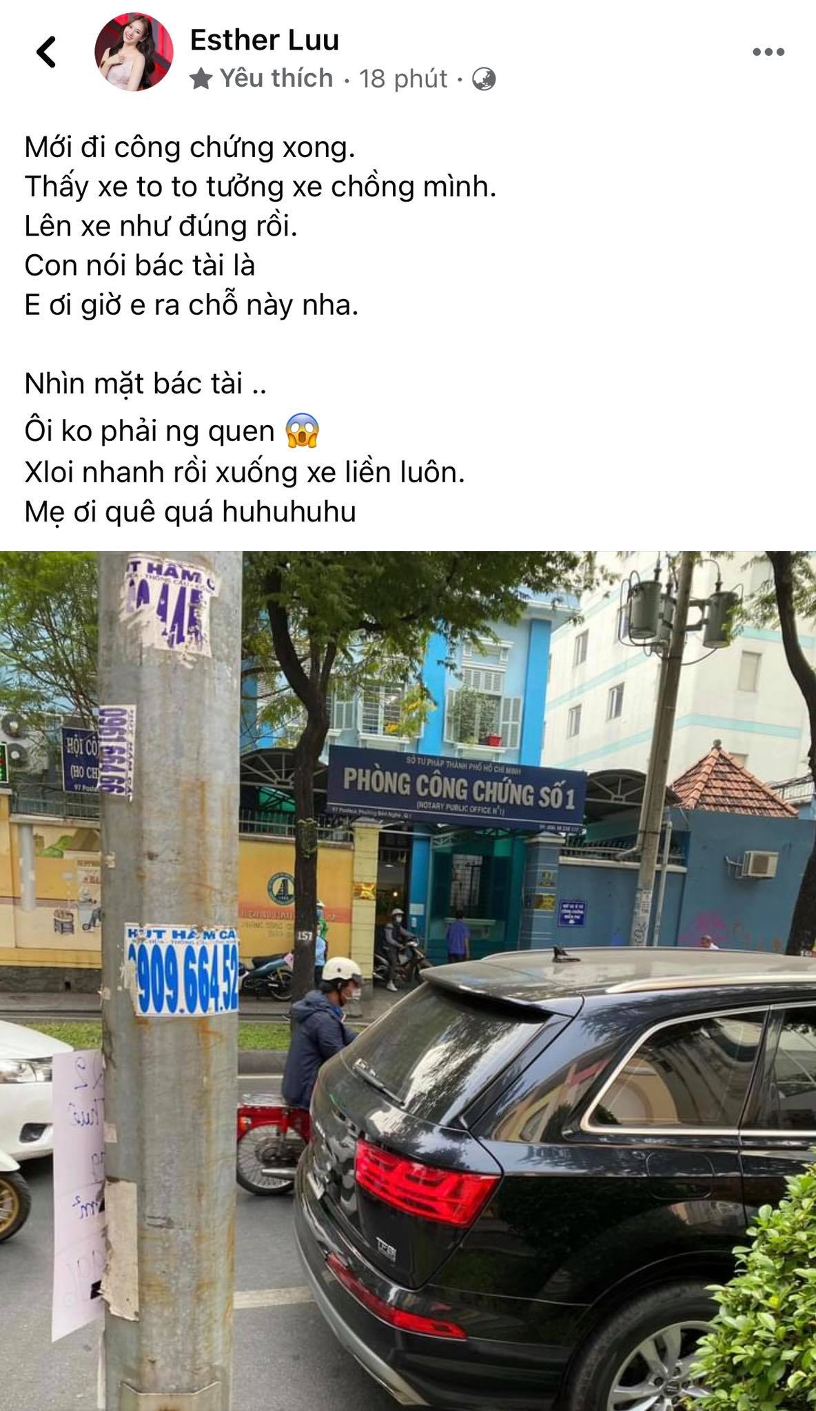 Hari Won chia sẻ sự cố của mình trên trang cá nhân. Ảnh: Facebook