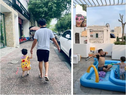 Nhã Phương thường xuyên chia sẻ hình ảnh gia đình hạnh phúc. Ảnh: Facebook