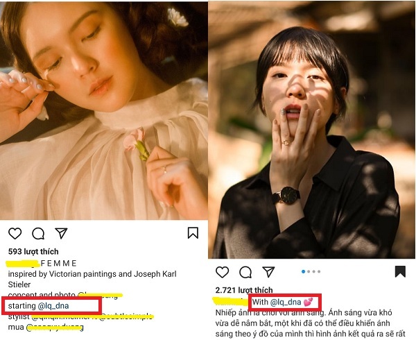 'Trà xanh' Hải Tú sở hữu nhiều tài khoản Instagram. Ảnh chụp màn hình 'Trà xanh' Hải Tú sở hữu nhiều tài khoản Instagram. Ảnh chụp màn hình