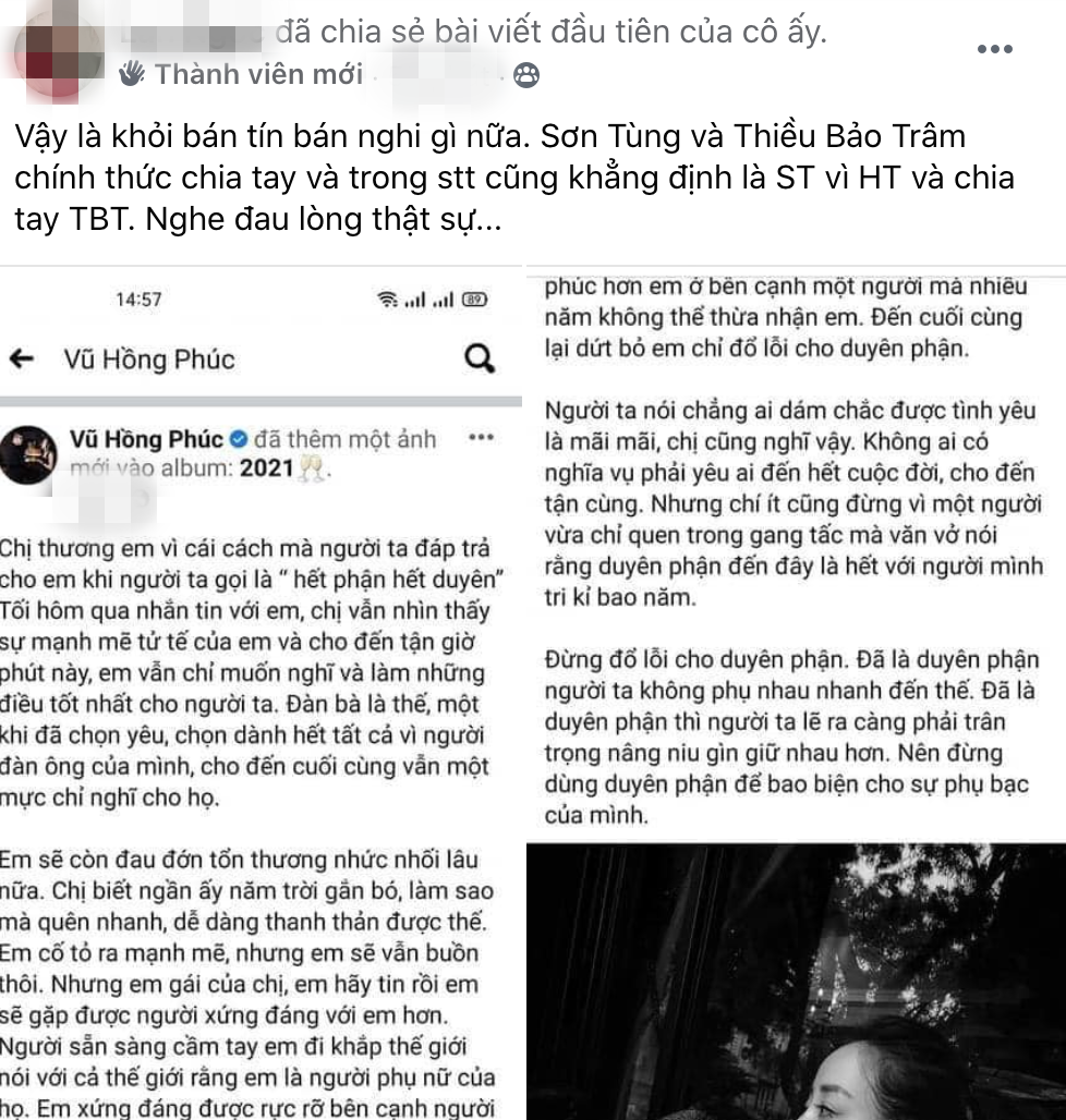 Người bạn thân thiết của Thiều Bảo Trâm lên tiếng đầy ẩn ý giữa 'tâm bão' drama của Sơn Tùng. Ảnh: Facebook Người bạn thân thiết của Thiều Bảo Trâm lên tiếng đầy ẩn ý giữa 'tâm bão' drama của Sơn Tùng. Ảnh: Facebook