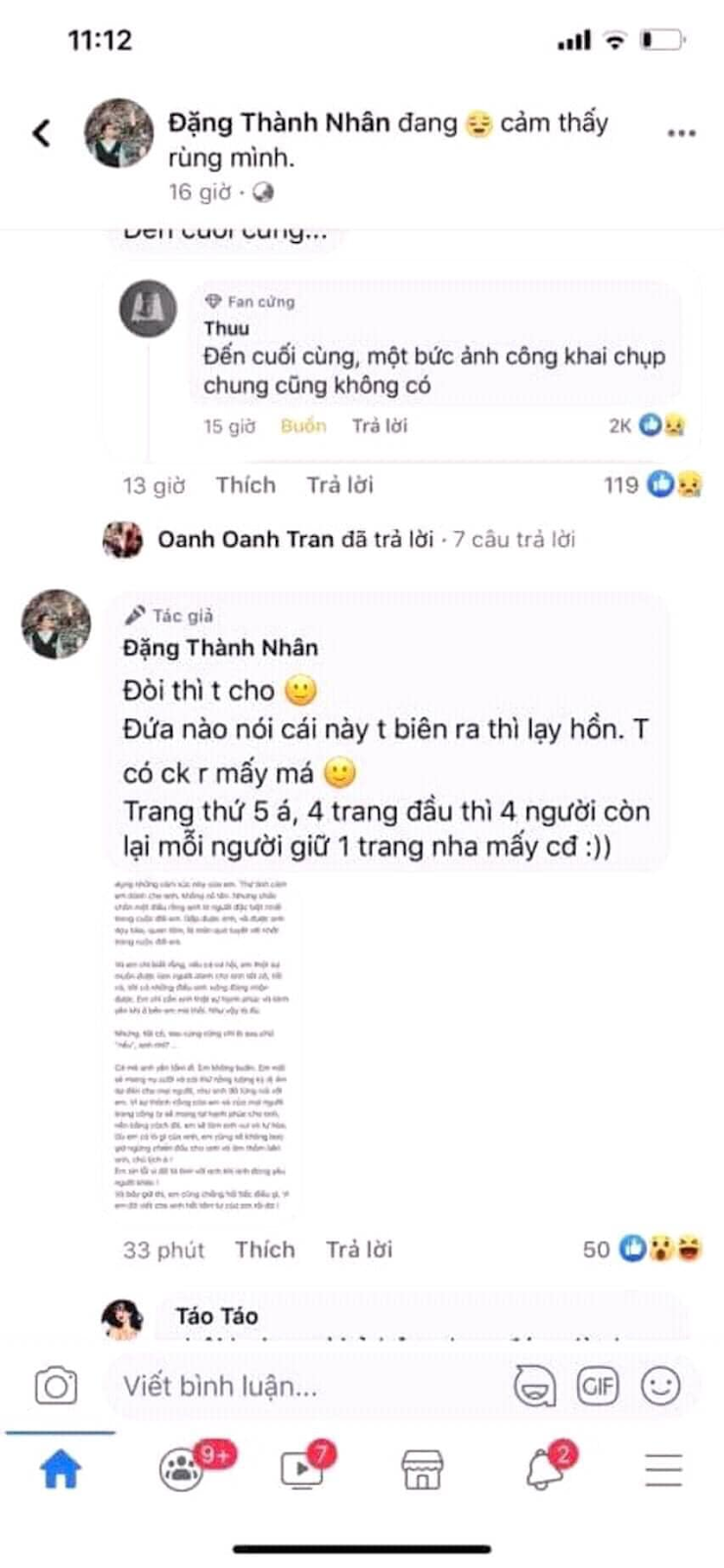 Dòng bình luận phẫn nộ của dân tình. Ảnh: Facebook Dòng bình luận phẫn nộ của dân tình. Ảnh: Facebook