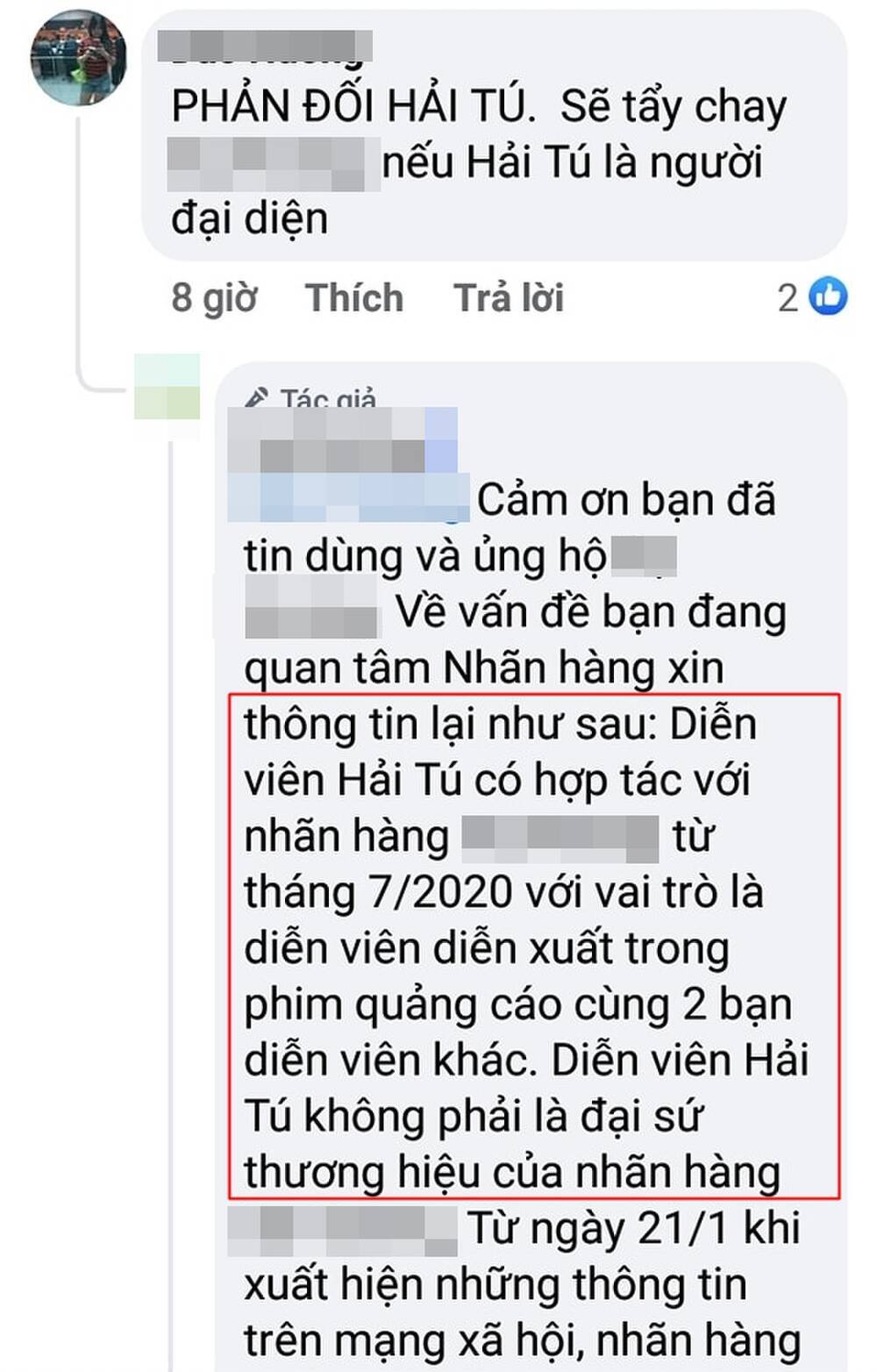 Hải Tú bị các nhãn hàng đồng loạt quay lưng trước sức mạnh của antifan. Ảnh: Facebook