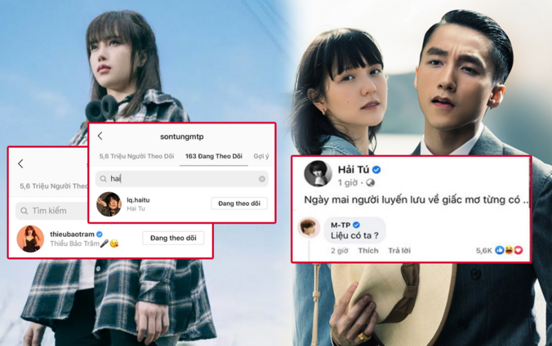 Ồn ào giữa Sơn Tùng, Thiều Bảo Trâm và Hải Tú khiến nhiều người không khỏi xôn xao. Ảnh: Internet Ồn ào giữa Sơn Tùng, Thiều Bảo Trâm và Hải Tú khiến nhiều người không khỏi xôn xao. Ảnh: Internet