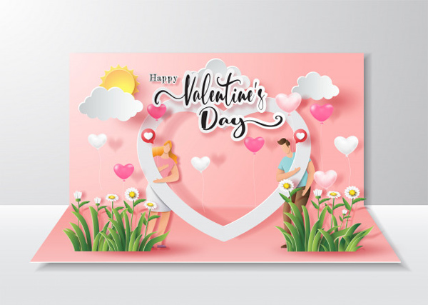 Trọn bộ thiệp mừng ngày lễ Valentine 14/2 đẹp, ý nghĩa và lãng mạn nhất - Ảnh 2