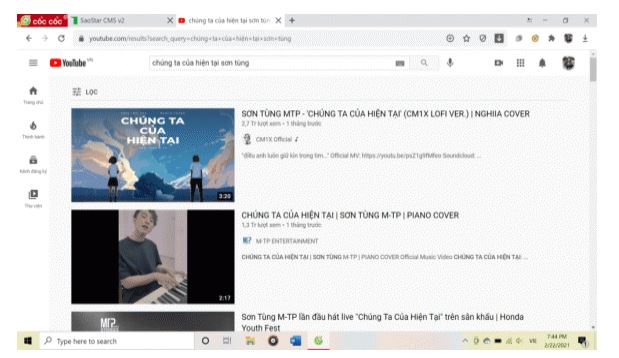 Ca khúc Chúng ta của hiện tại được cho 'đạo nhái'. Ảnh chụp màn hình Ca khúc Chúng ta của hiện tại được cho 'đạo nhái'. Ảnh chụp màn hình