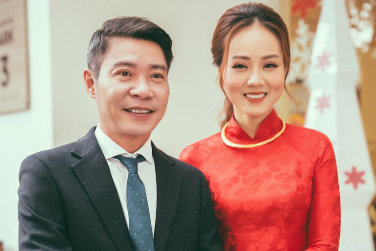 Công Lý và bà xã Ngọc Hà. Ảnh: Internet