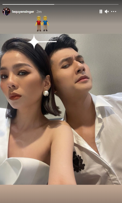 Hình ảnh Lệ Quyên tình tứ bên tình trẻ với diện mạo khác lạ. Ảnh: Instagram Hình ảnh Lệ Quyên tình tứ bên tình trẻ với diện mạo khác lạ. Ảnh: Instagram