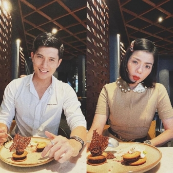 Cả hai thường xuyên checkin cùng địa điểm. Ảnh: Internet Cả hai thường xuyên checkin cùng địa điểm. Ảnh: Internet