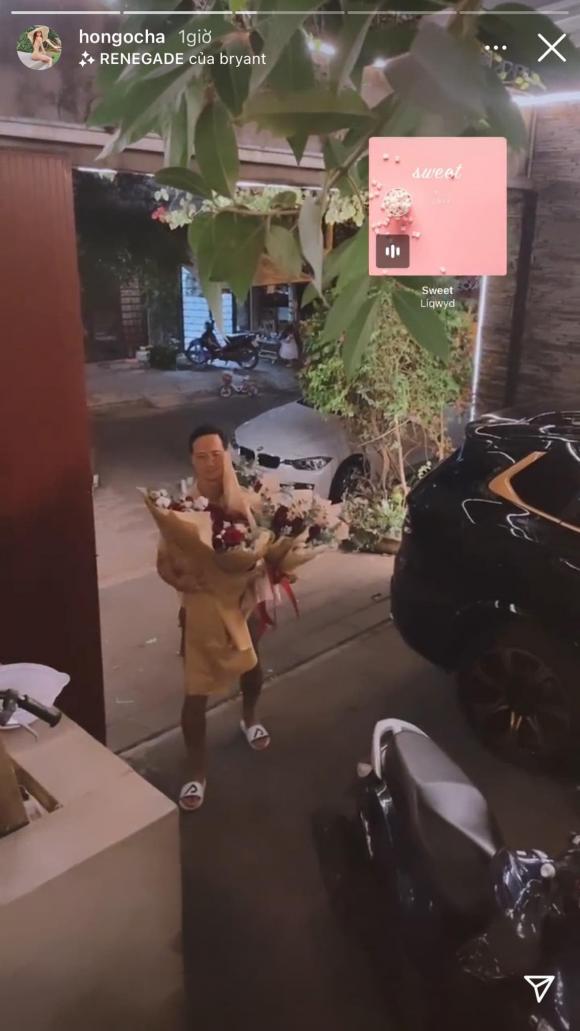 Kim Lý với dáng vẻ khiến dân tình cười bò. Ảnh: Facebook