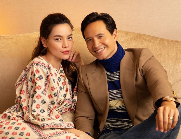 Hồ Ngọc Hà hạnh phúc bên Kim Lý. Ảnh: Internet