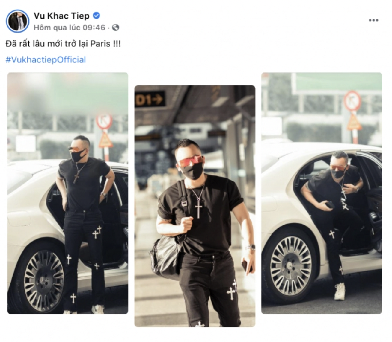 Những hình ảnh cũ được Vũ Khắc Tiệp đăng tải lại gây xôn xao. Ảnh: Instagram