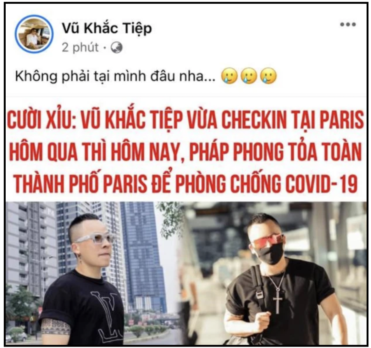 Dân tình khi chưa hiểu rõ thực hư đã được phen chế ảnh rầm rộ. Ảnh: Facebook