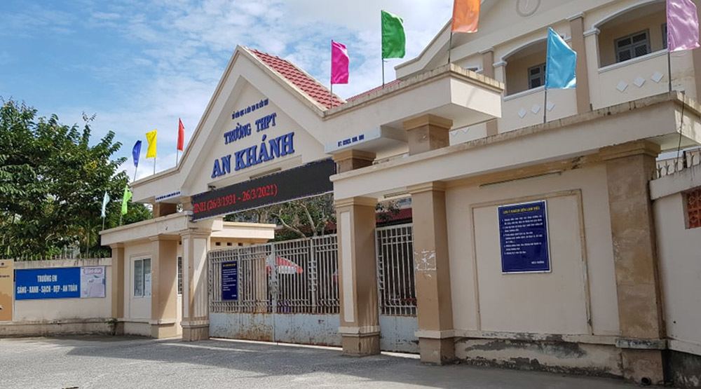 Khu trường nơi xảy ra vụ việc. Ảnh: Vietnamnet