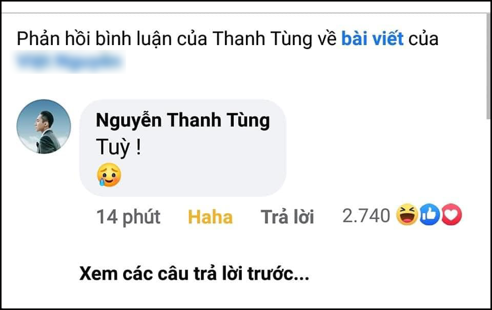 Động thái gây chú ý của đông đảo dân tình sau thời gian dài im ắng trên MXH. Ảnh: Facebook