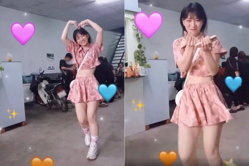 Tiktoker Lê Bống có tên thật là Lê Xuân Anh, SN 1995, hiện đang là một trong những hiện tượng mạng nhận được sự quan tâm đông đảo cộng đồng mạng. Ảnh chụp từ clip Tiktoker Lê Bống có tên thật là Lê Xuân Anh, SN 1995, hiện đang là một trong những hiện tượng mạng nhận được sự quan tâm đông đảo cộng đồng mạng. Ảnh chụp từ clip