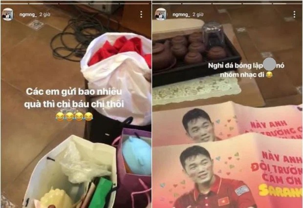 Những hành động gây tranh cãi của Ngô Mai Nhuệ Giang thời điểm năm 2018. Ảnh: Instagram Những hành động gây tranh cãi của Ngô Mai Nhuệ Giang thời điểm năm 2018. Ảnh: Instagram