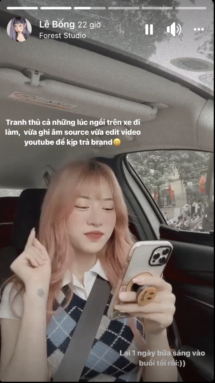 Lê Bống tung đoạn clip với nhan sắc xinh đẹp của mình. Ảnh: Facebook Lê Bống tung đoạn clip với nhan sắc xinh đẹp của mình. Ảnh: Facebook